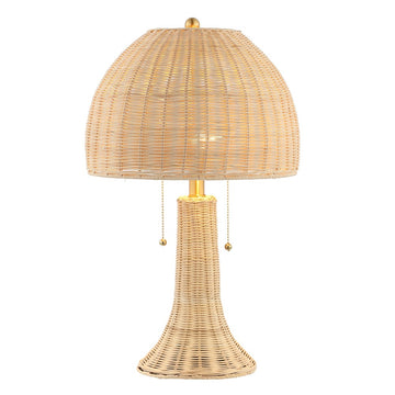 Joanie 22" Bohemian Rustic Iron LED Table Lamp